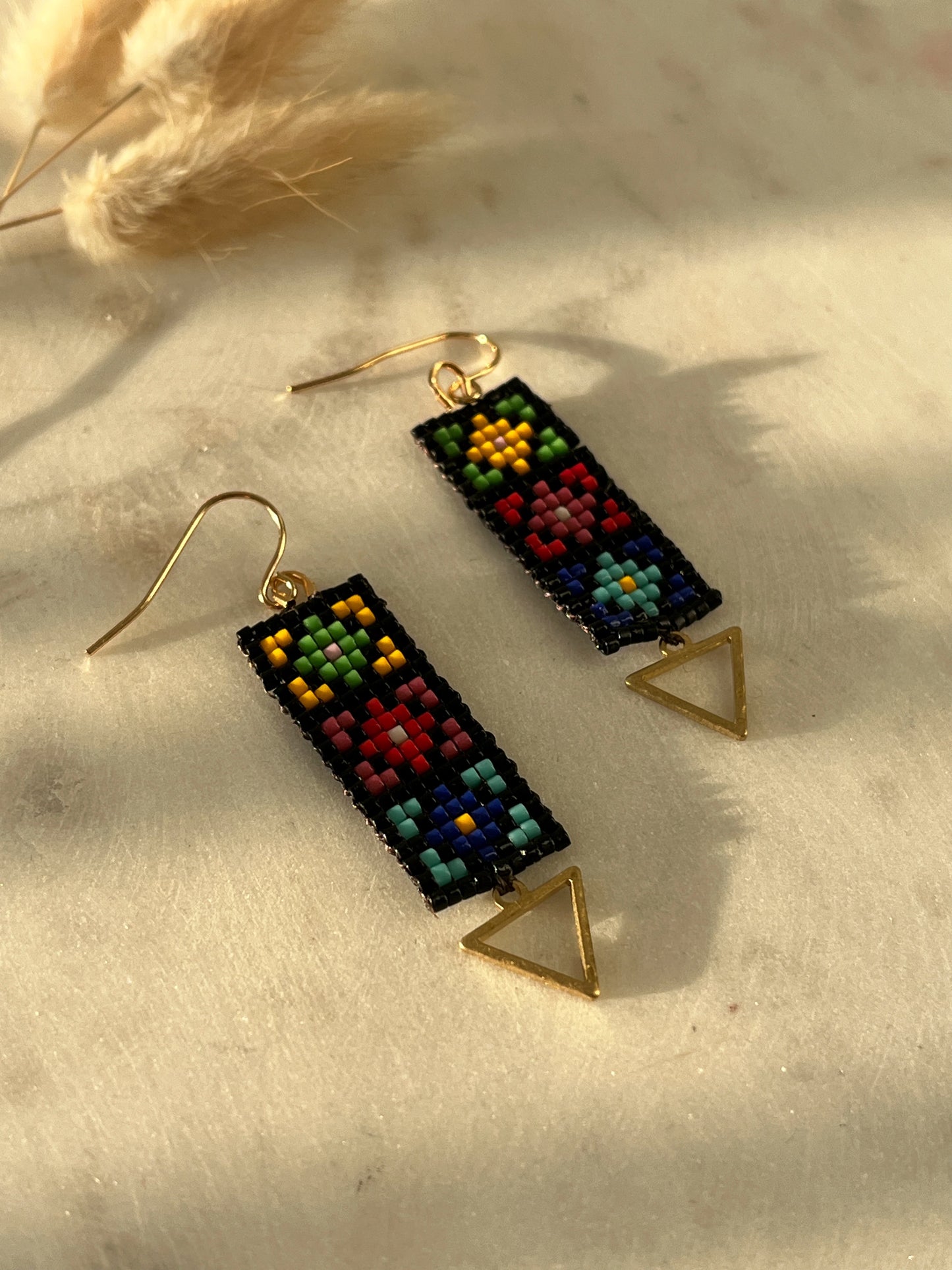 Granny Square Earrings - Kybalion Jewellery