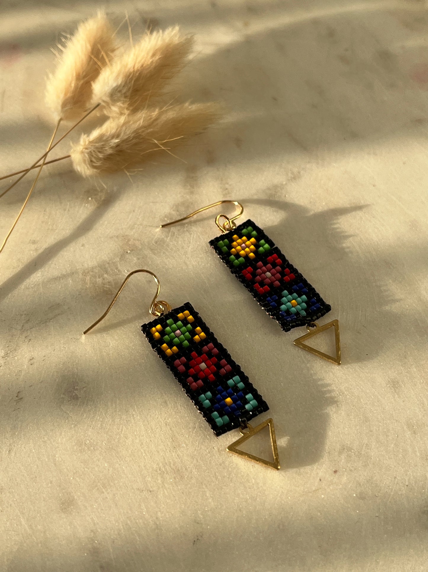Granny Square Earrings - Kybalion Jewellery