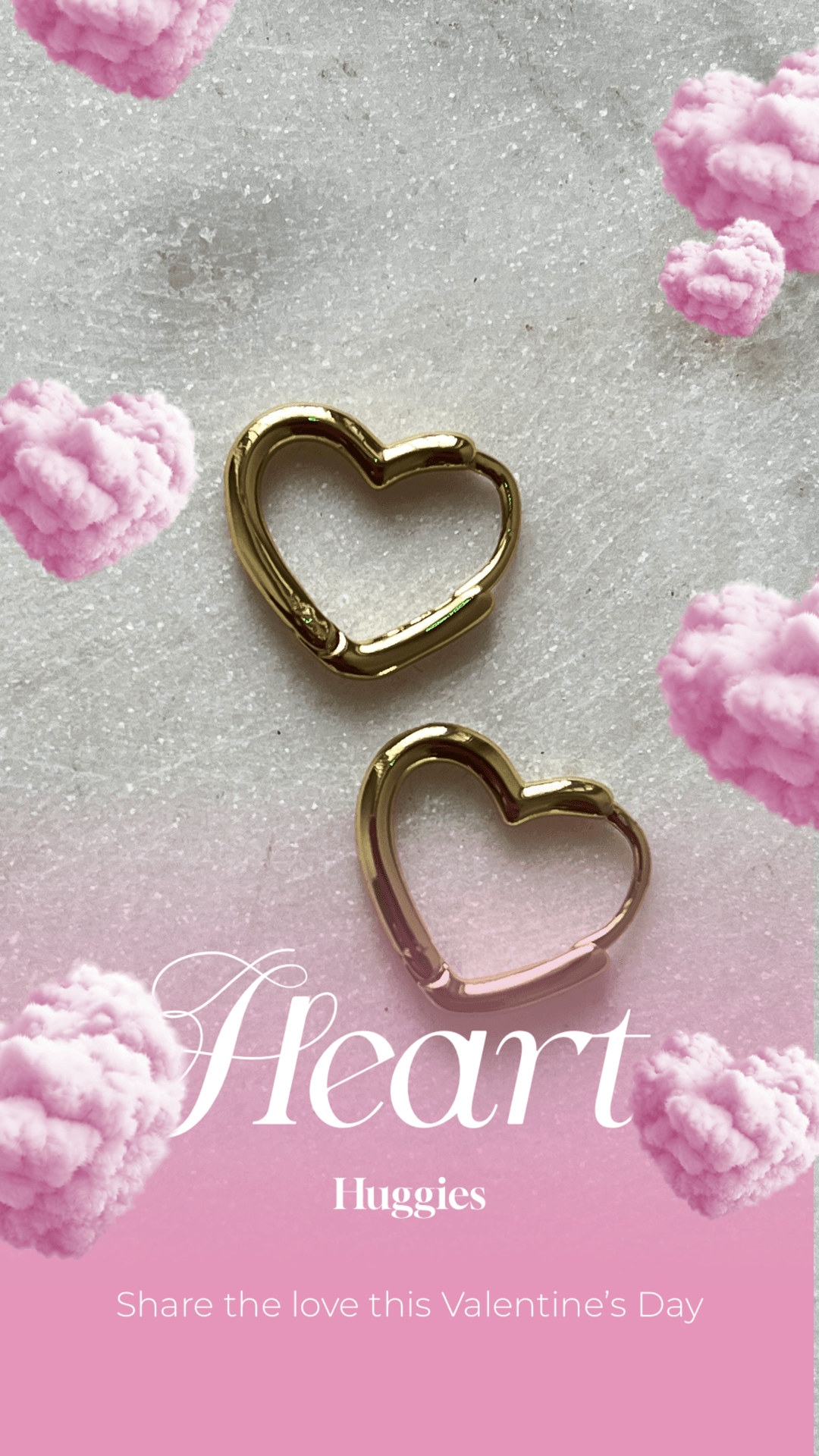 Heart Huggies - Kybalion Jewellery