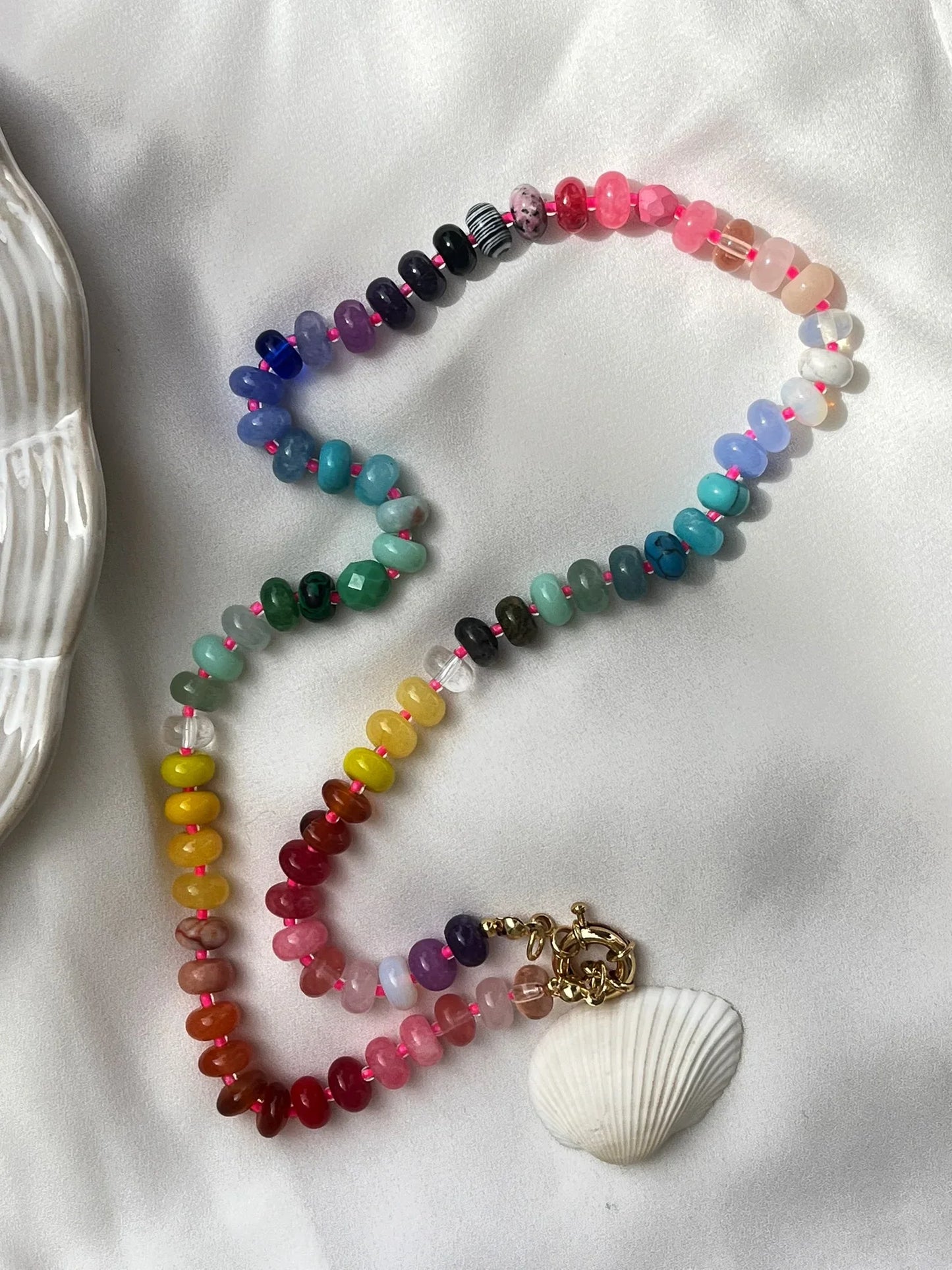 Jade Candy Stone Necklace - Kybalion Jewellery