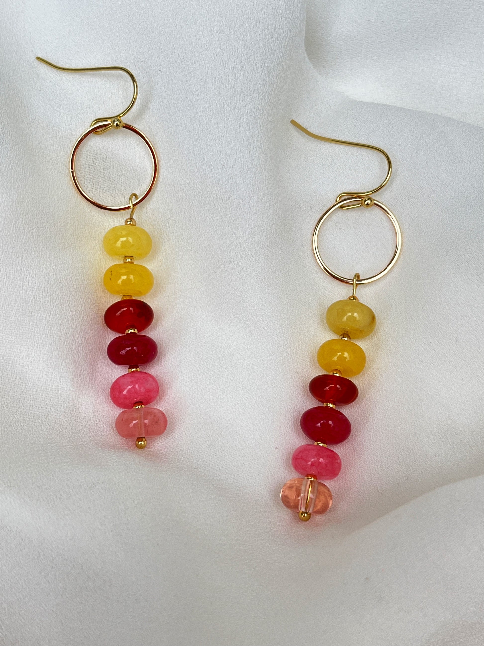 Jade Stone Earrings - Kybalion Jewellery