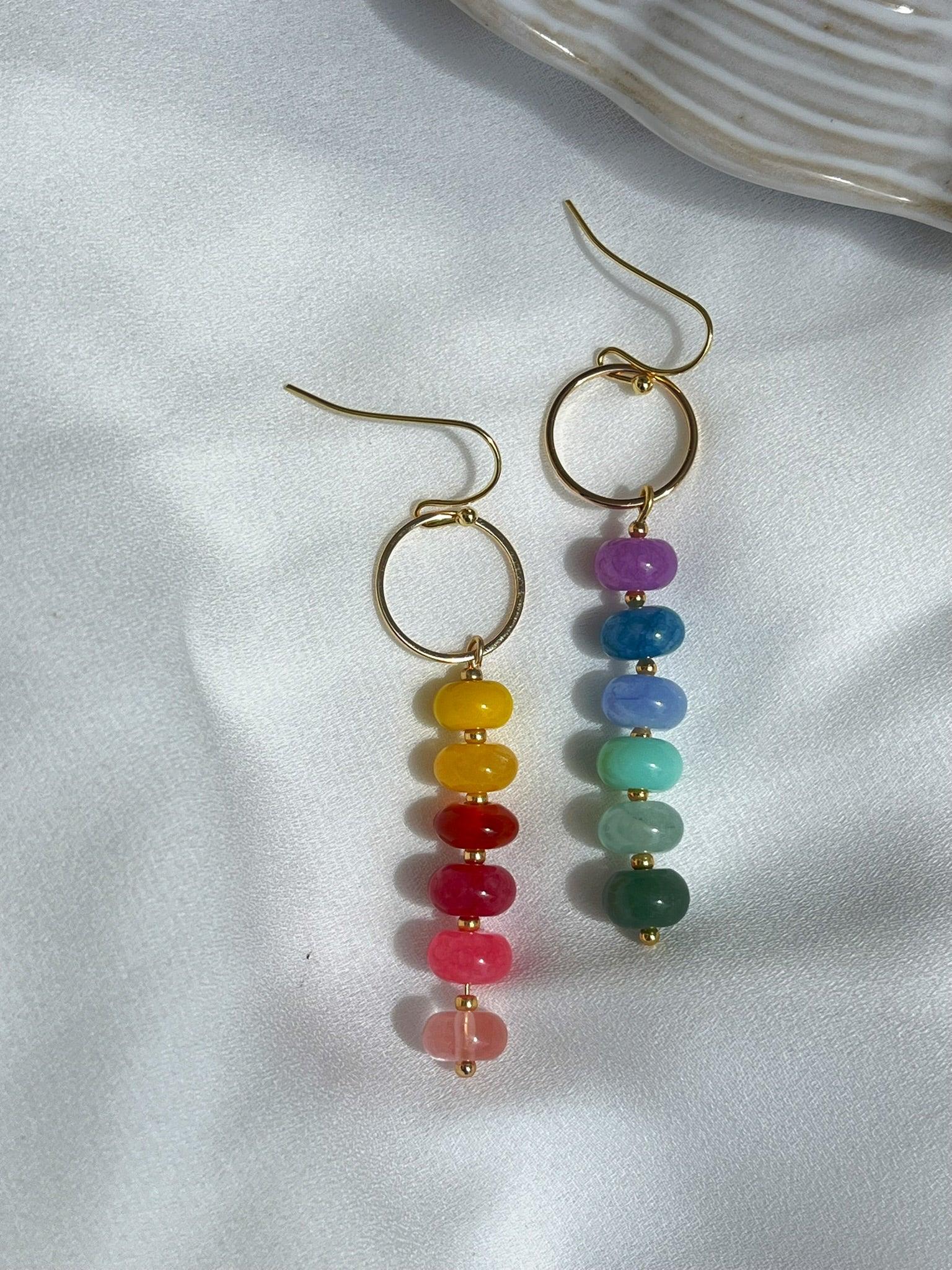 Jade Stone Earrings - Kybalion Jewellery