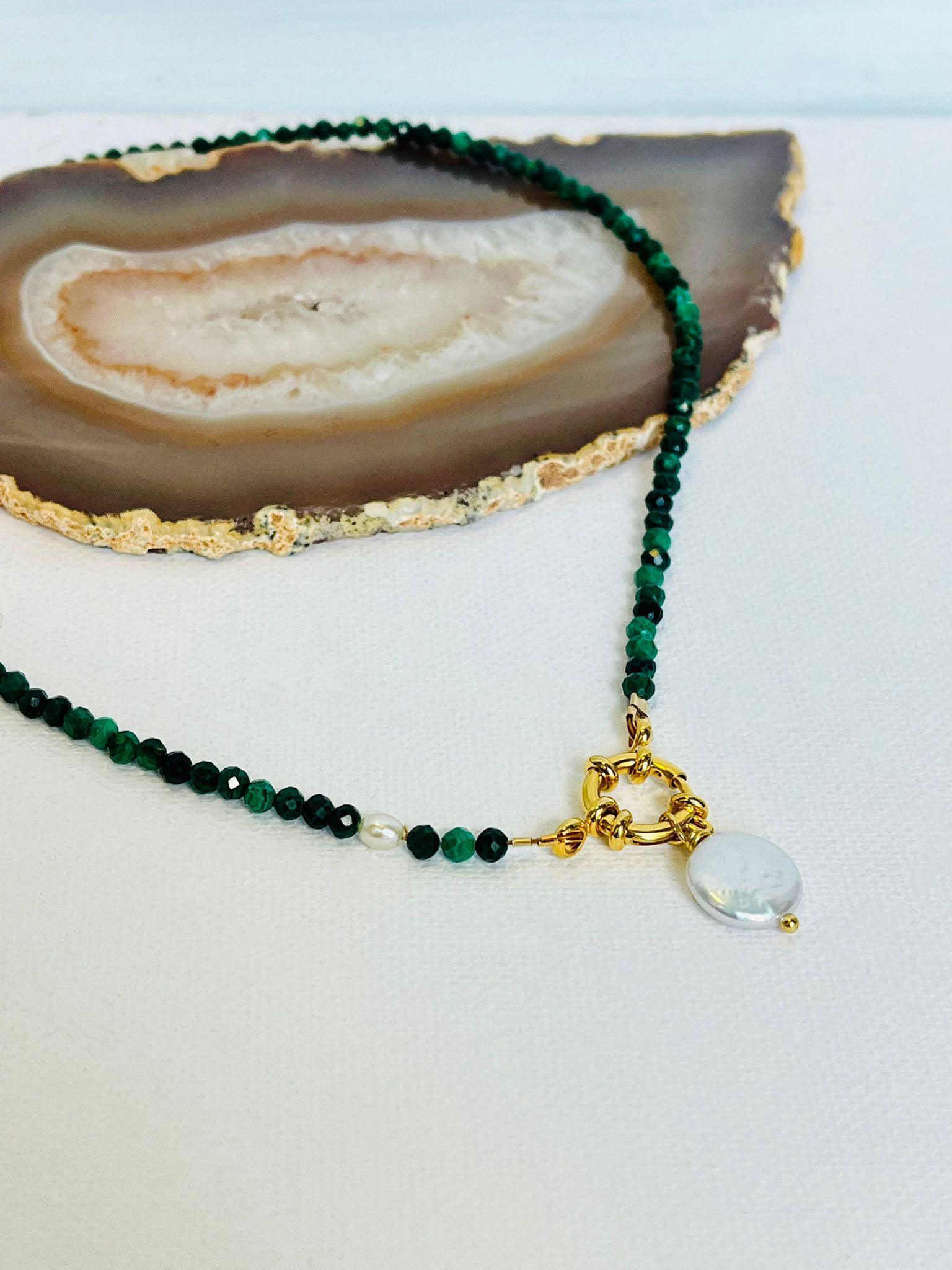 Malachite Necklace - Kybalion Jewellery