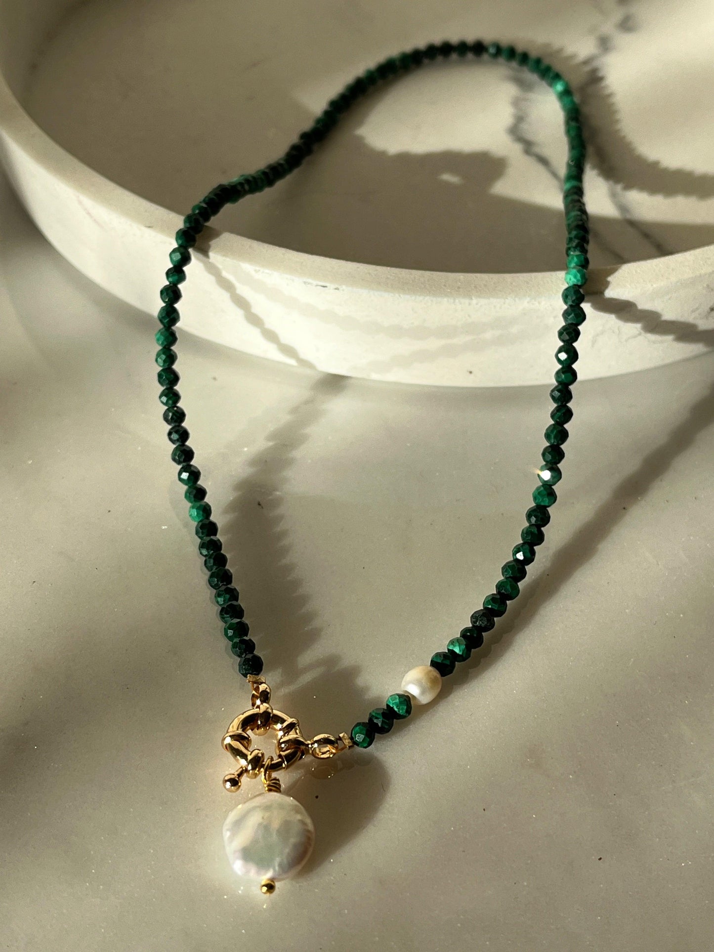 Malachite Necklace - Kybalion Jewellery