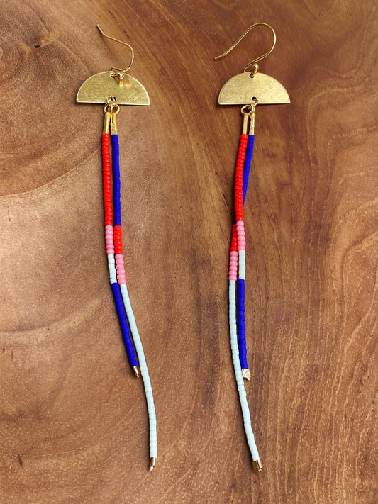 Miyuki Moon Earrings - Kybalion Jewellery