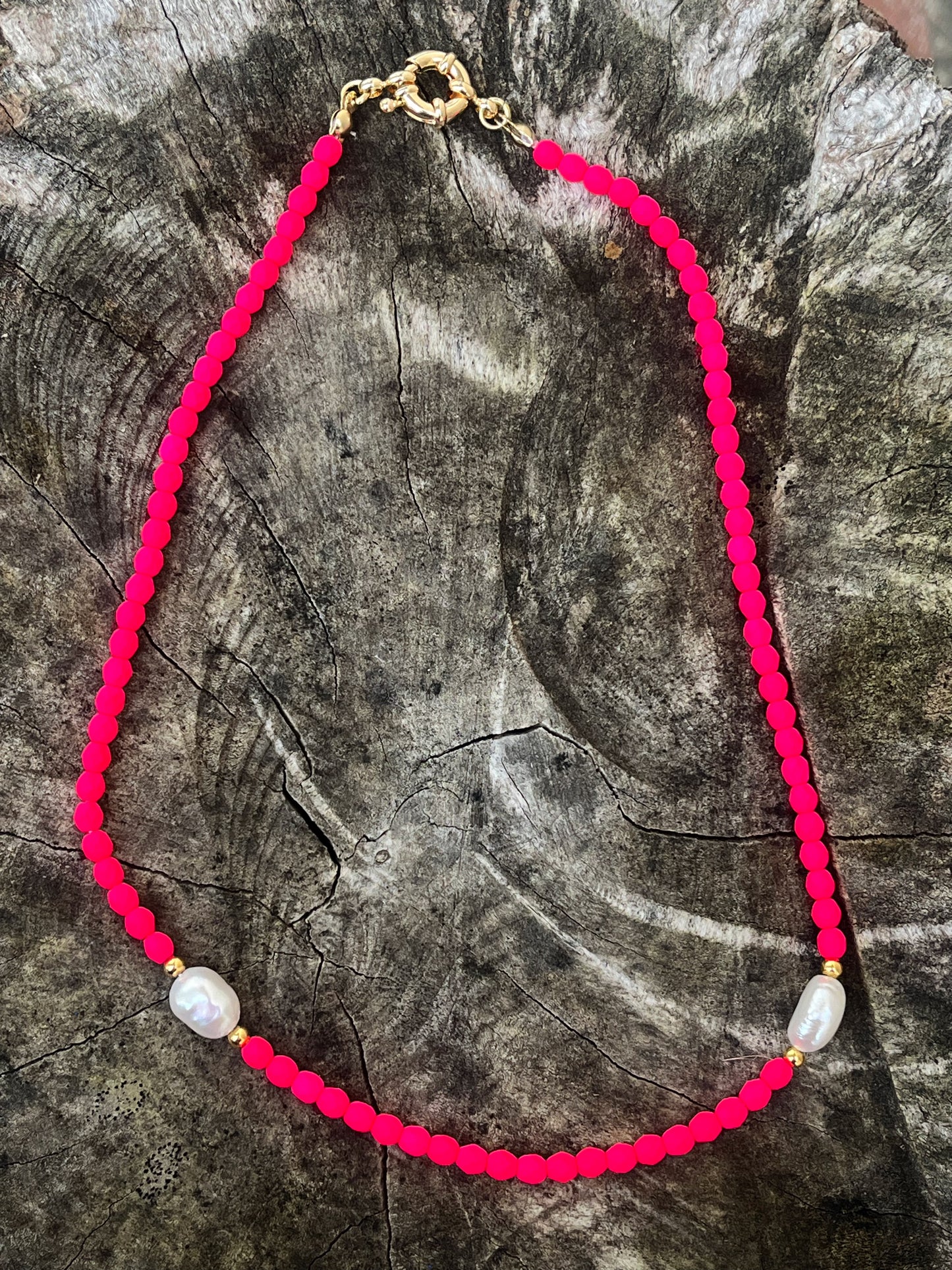 Nina Necklace (Neon Pink) - Kybalion Jewellery