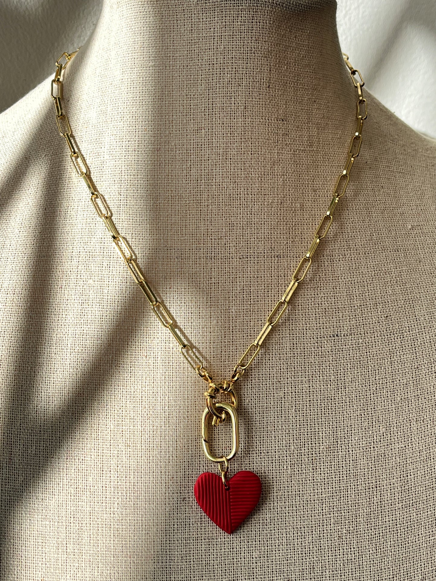 Paperclip Chain with Heart - Kybalion Jewellery