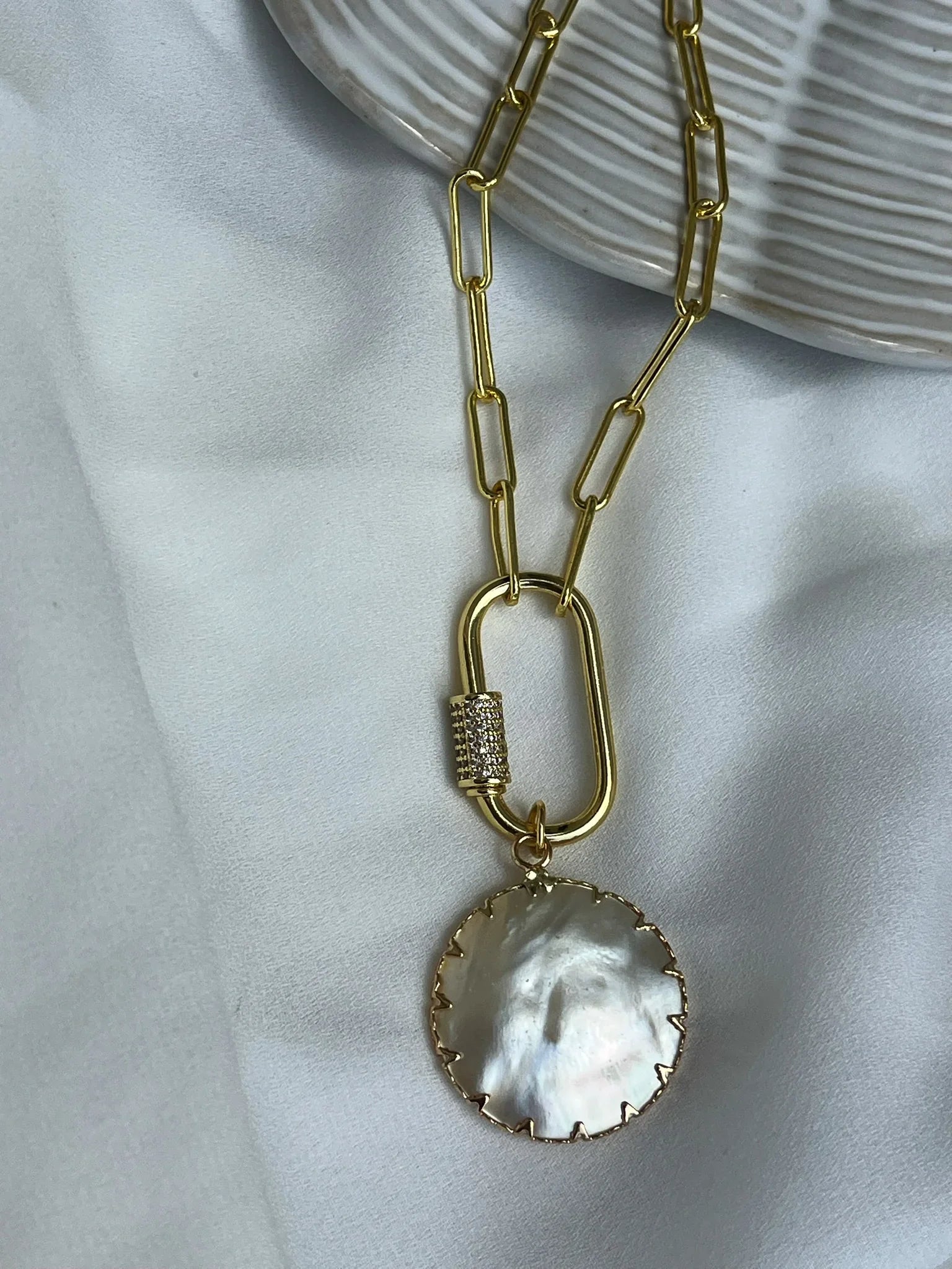 Pearl Shell Necklace - Kybalion Jewellery