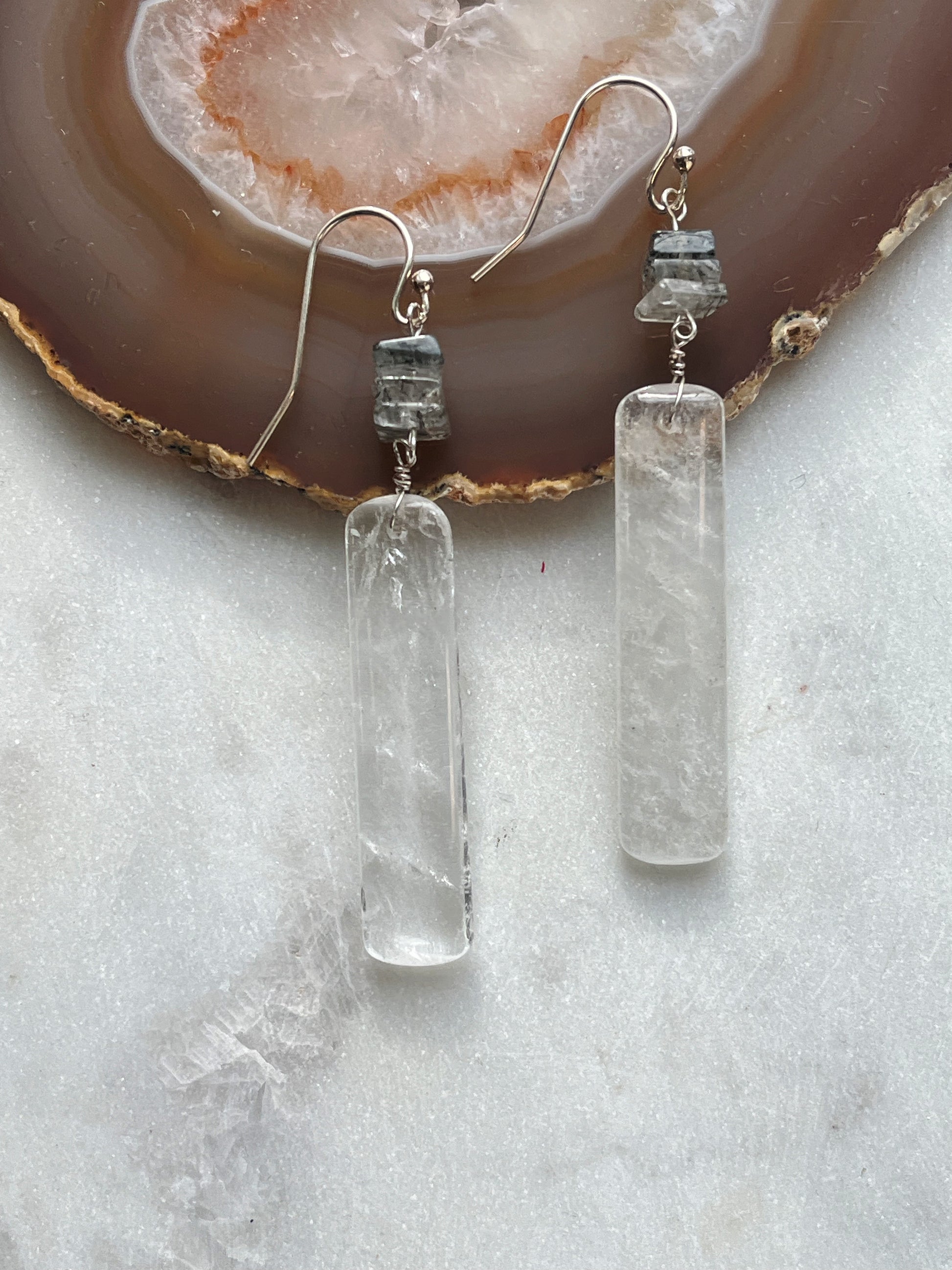 Quartz Earrings - Kybalion Jewellery