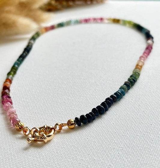 Rainbow Tourmaline Necklace - Kybalion Jewellery