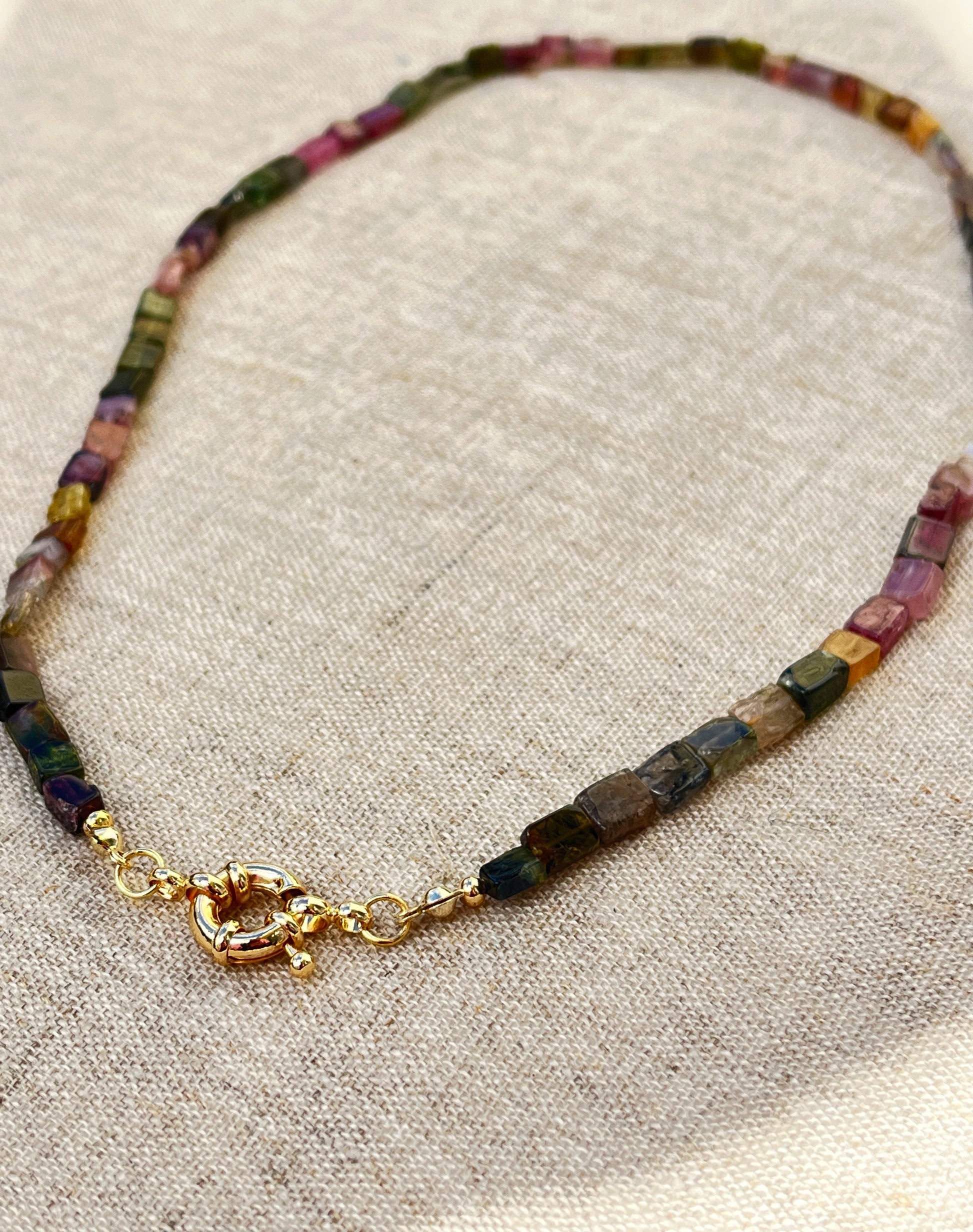 Rainbow Tourmaline Necklace - Kybalion Jewellery