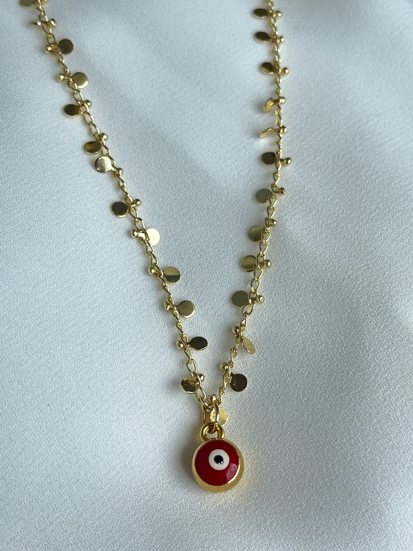 Red Evil Eye Necklace - Kybalion Jewellery