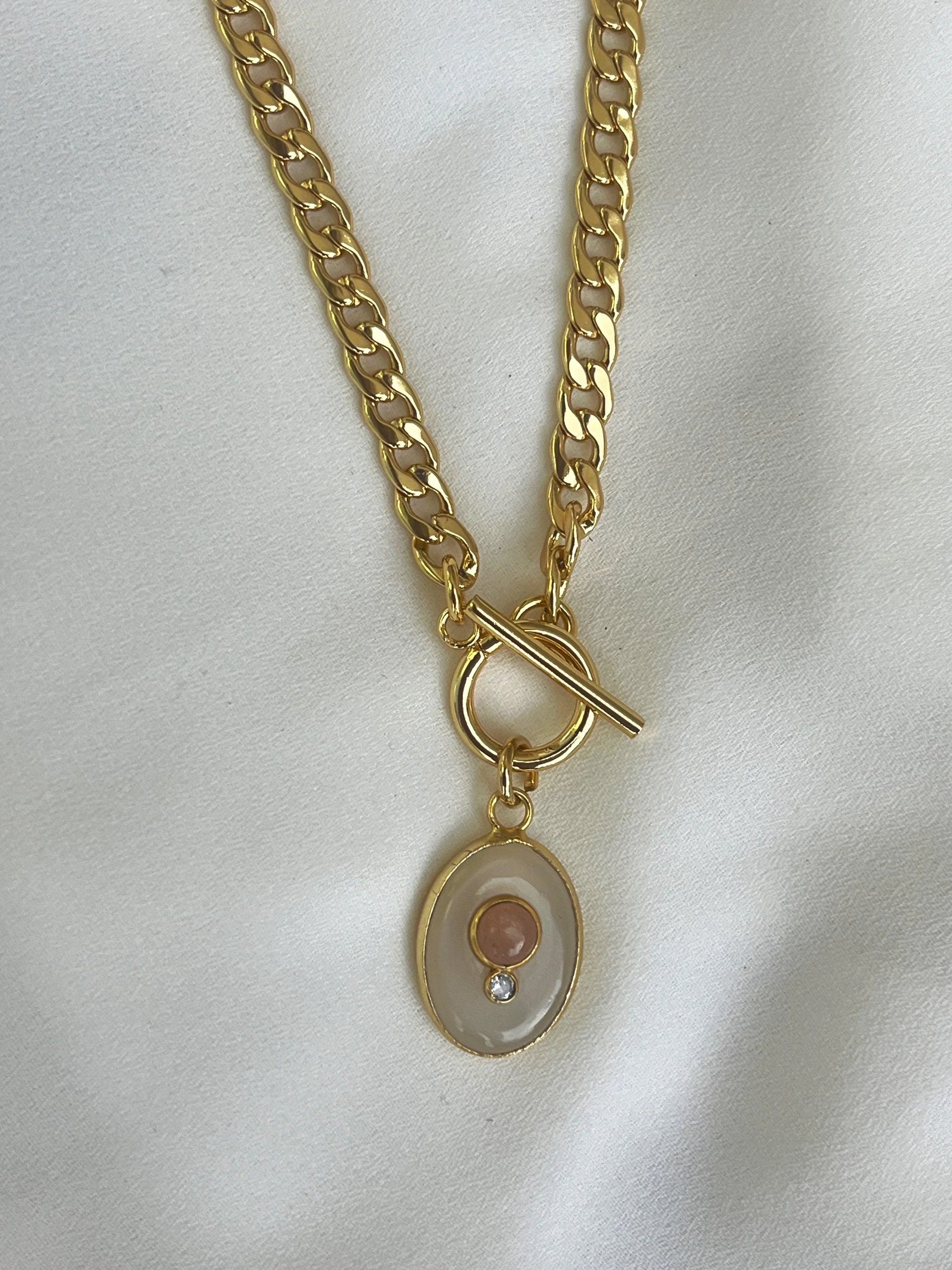 santorini-necklace-moonstone-kybalion-jewellery-2 - Kybalion Jewellery