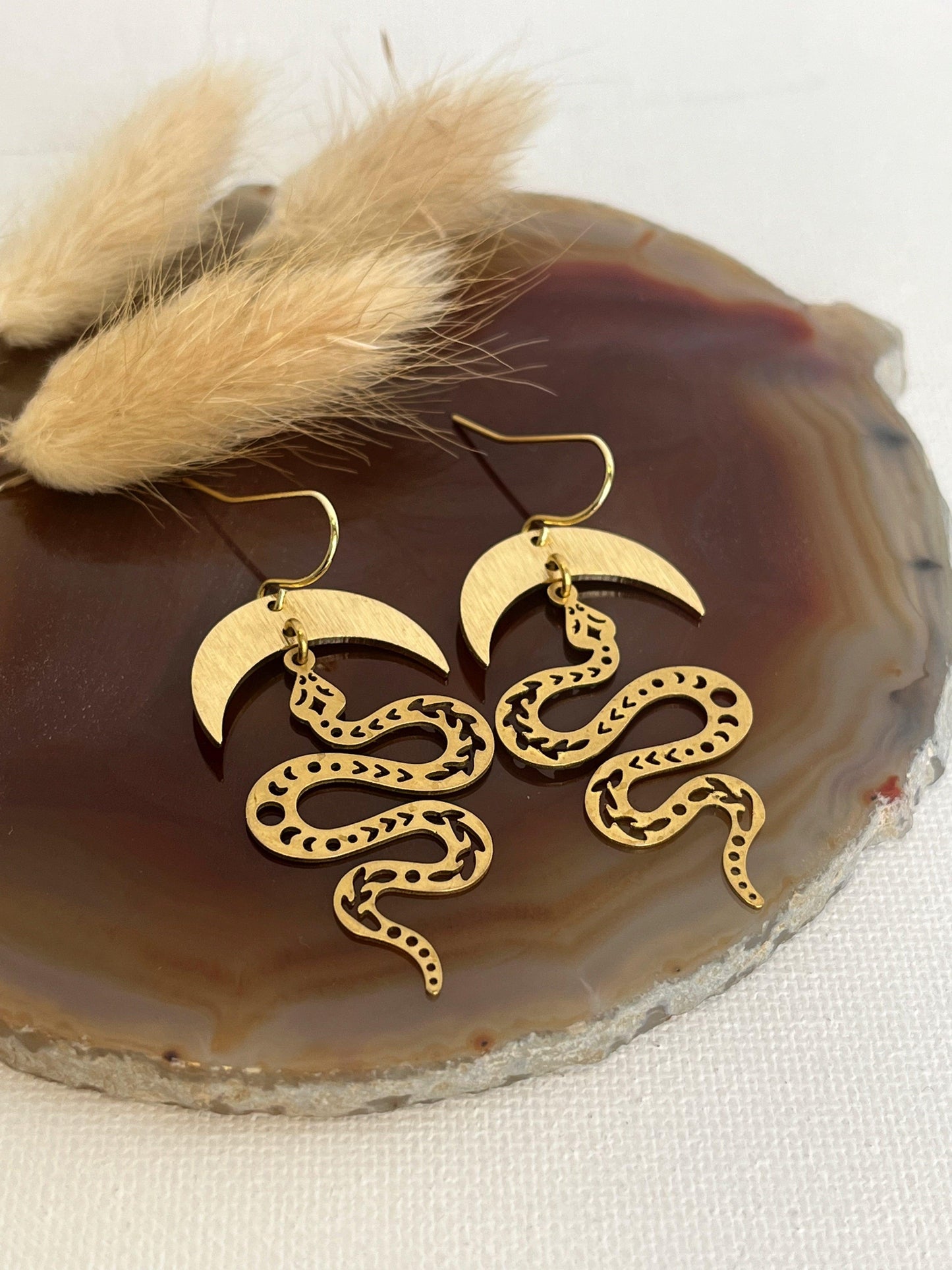Serpent Earrings - Kybalion Jewellery