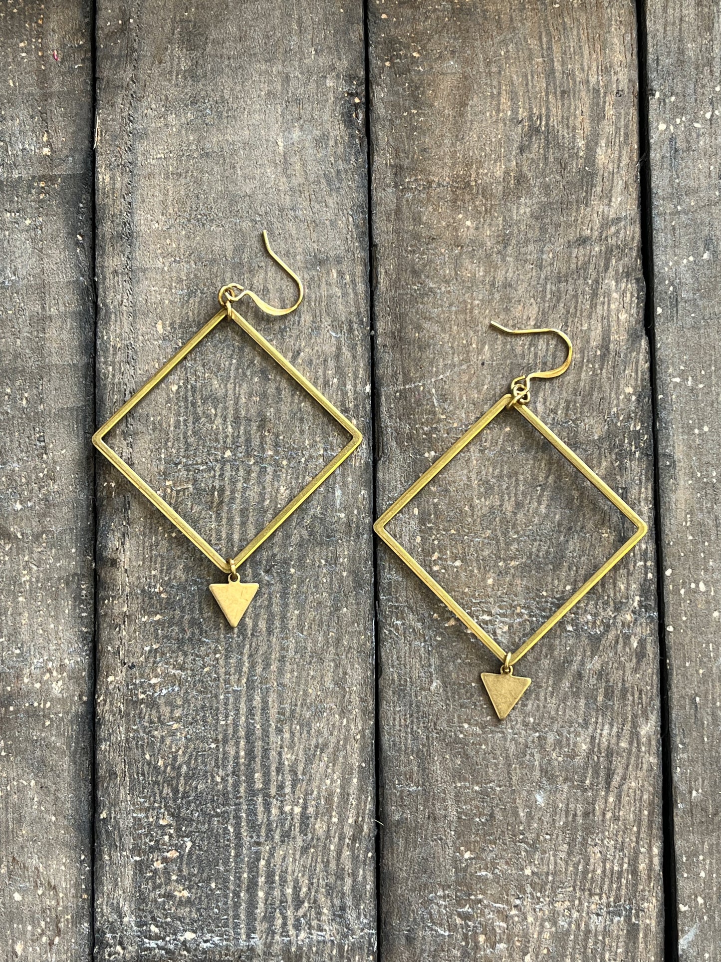 Square Dangle Earrings - Kybalion Jewellery