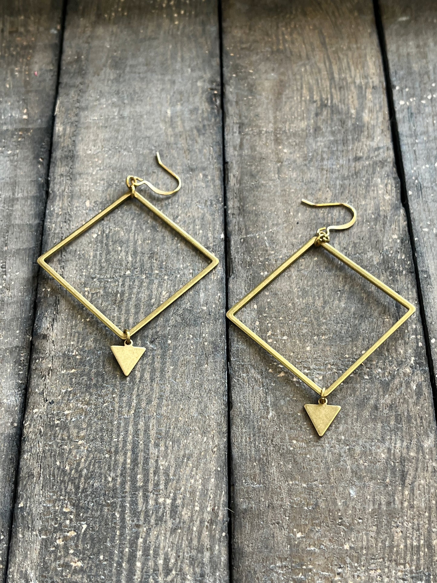 Square Dangle Earrings - Kybalion Jewellery