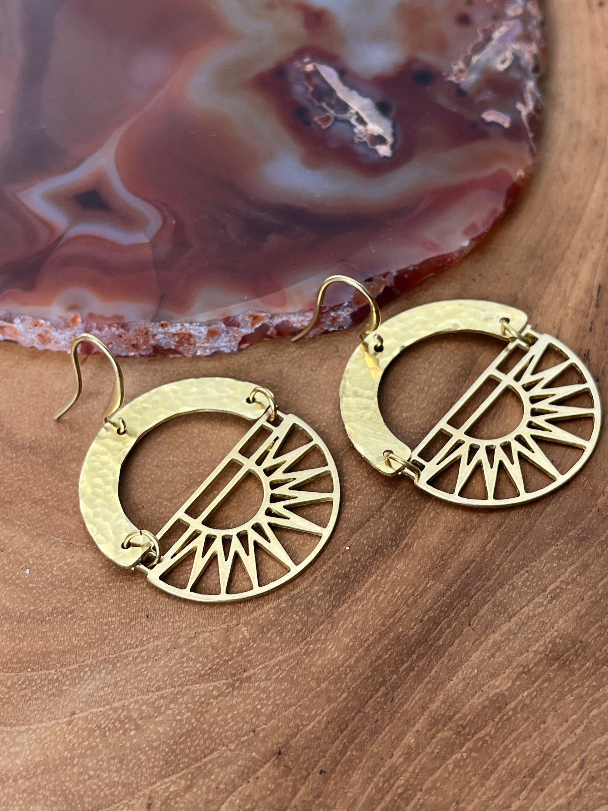 Sunbeam Earrings - Kybalion Jewellery
