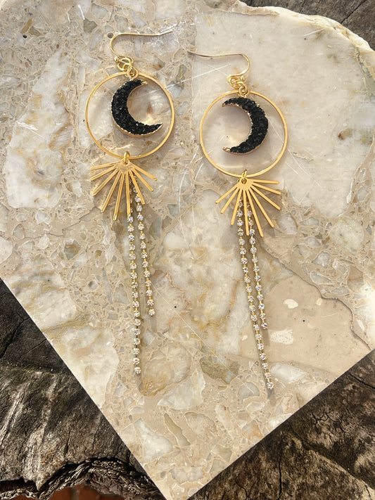 Under the Moonlight Earrings - Kybalion Jewellery