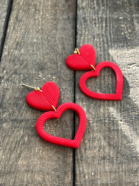 Valentine Heart Earrings - Kybalion Jewellery