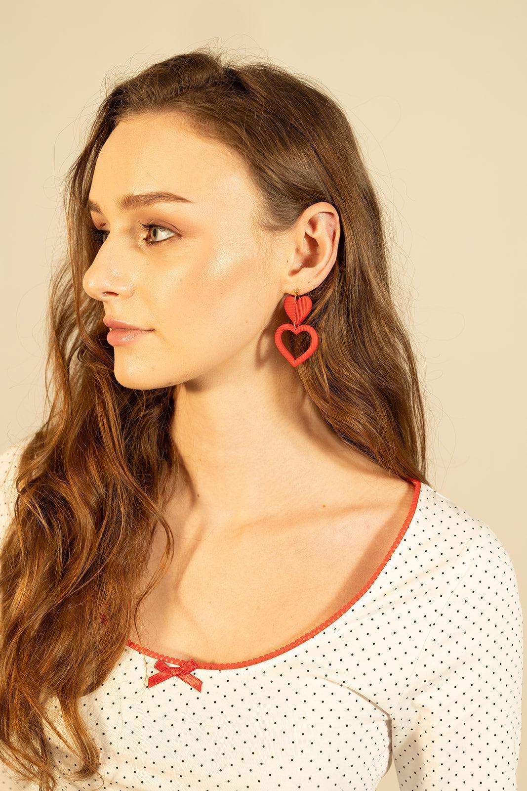 Valentine Heart Earrings - Kybalion Jewellery