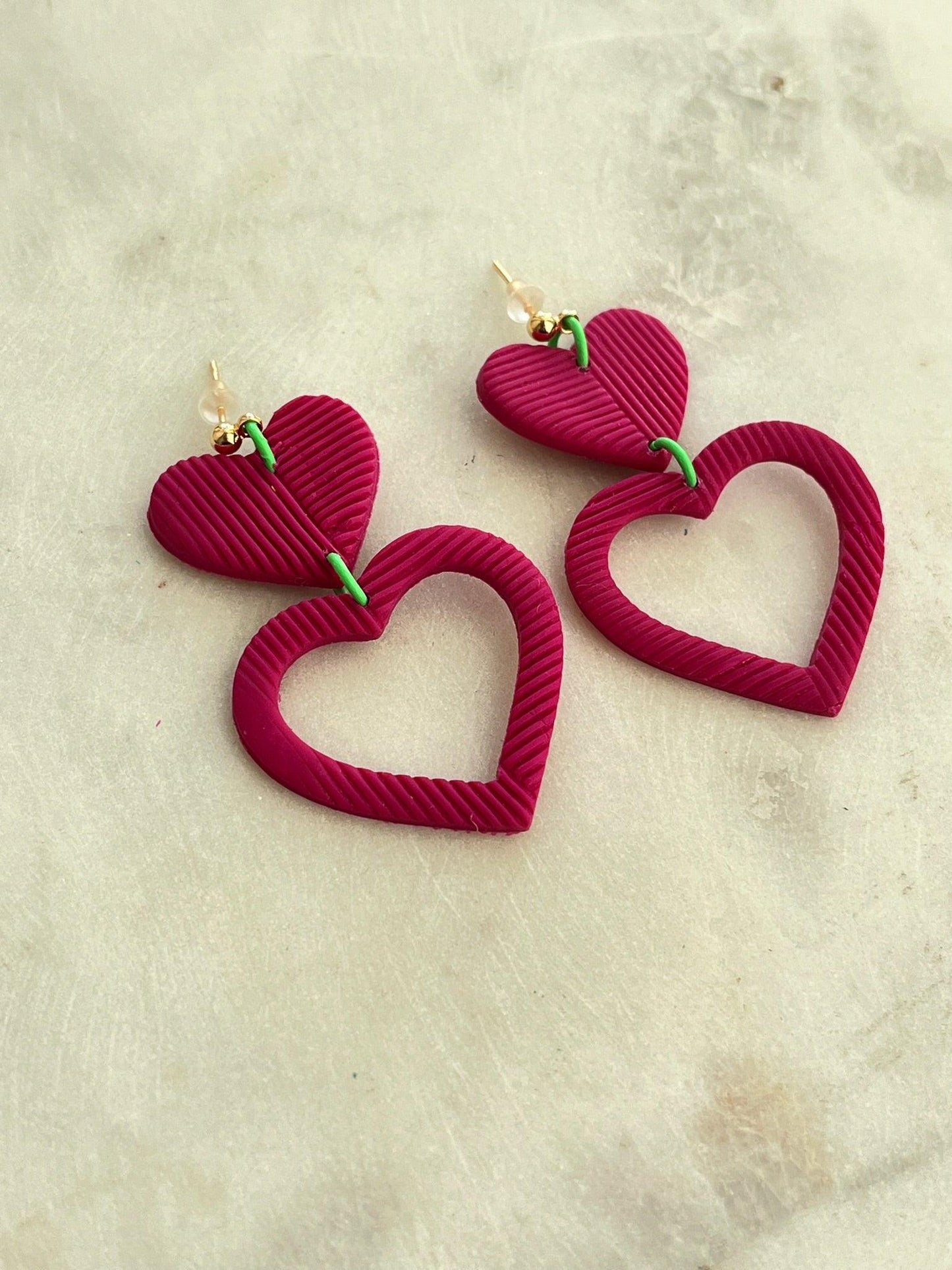 Valentine Heart Earrings - Kybalion Jewellery