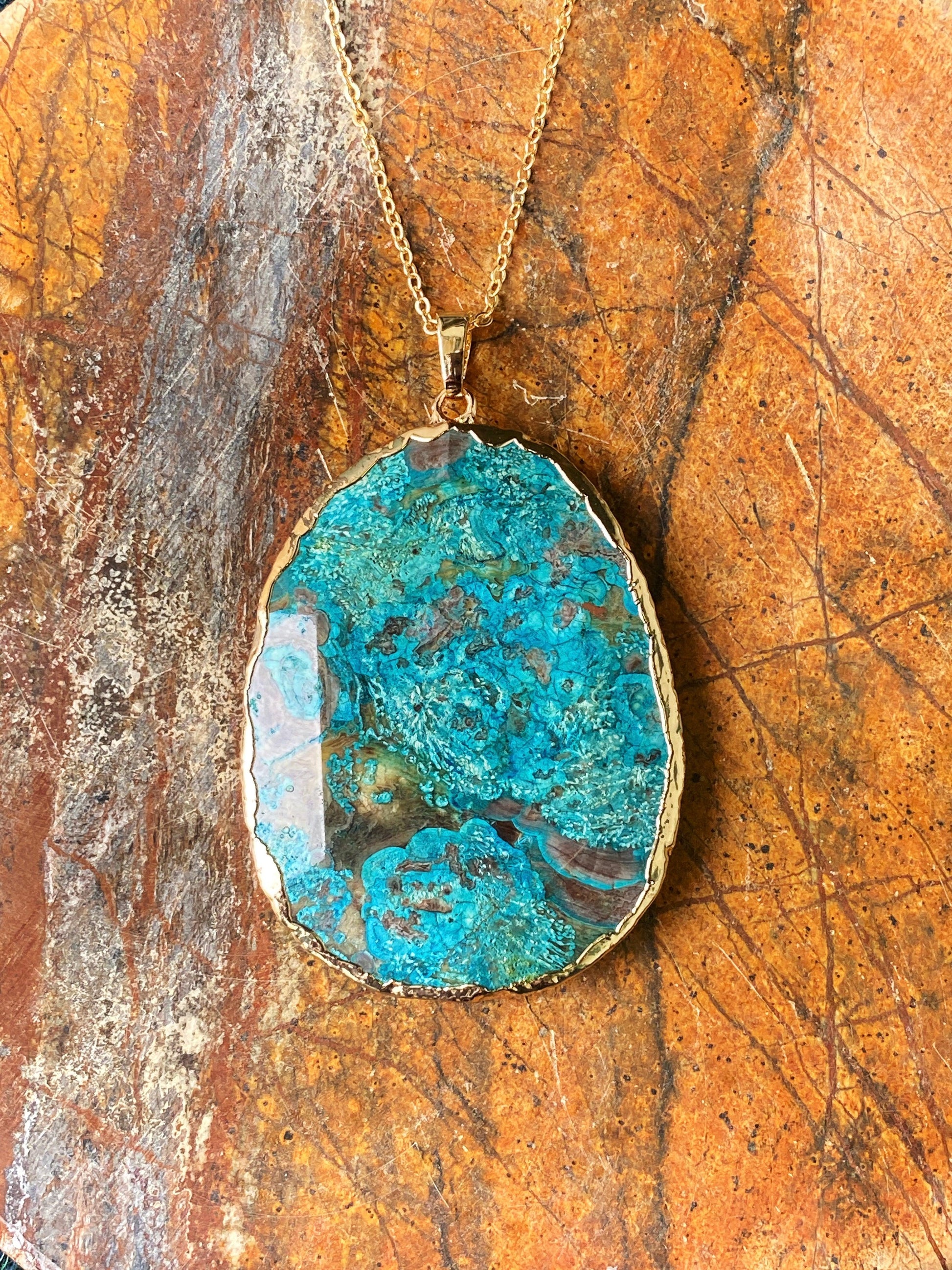Blue Jasper Pendant - Kybalion Jewellery