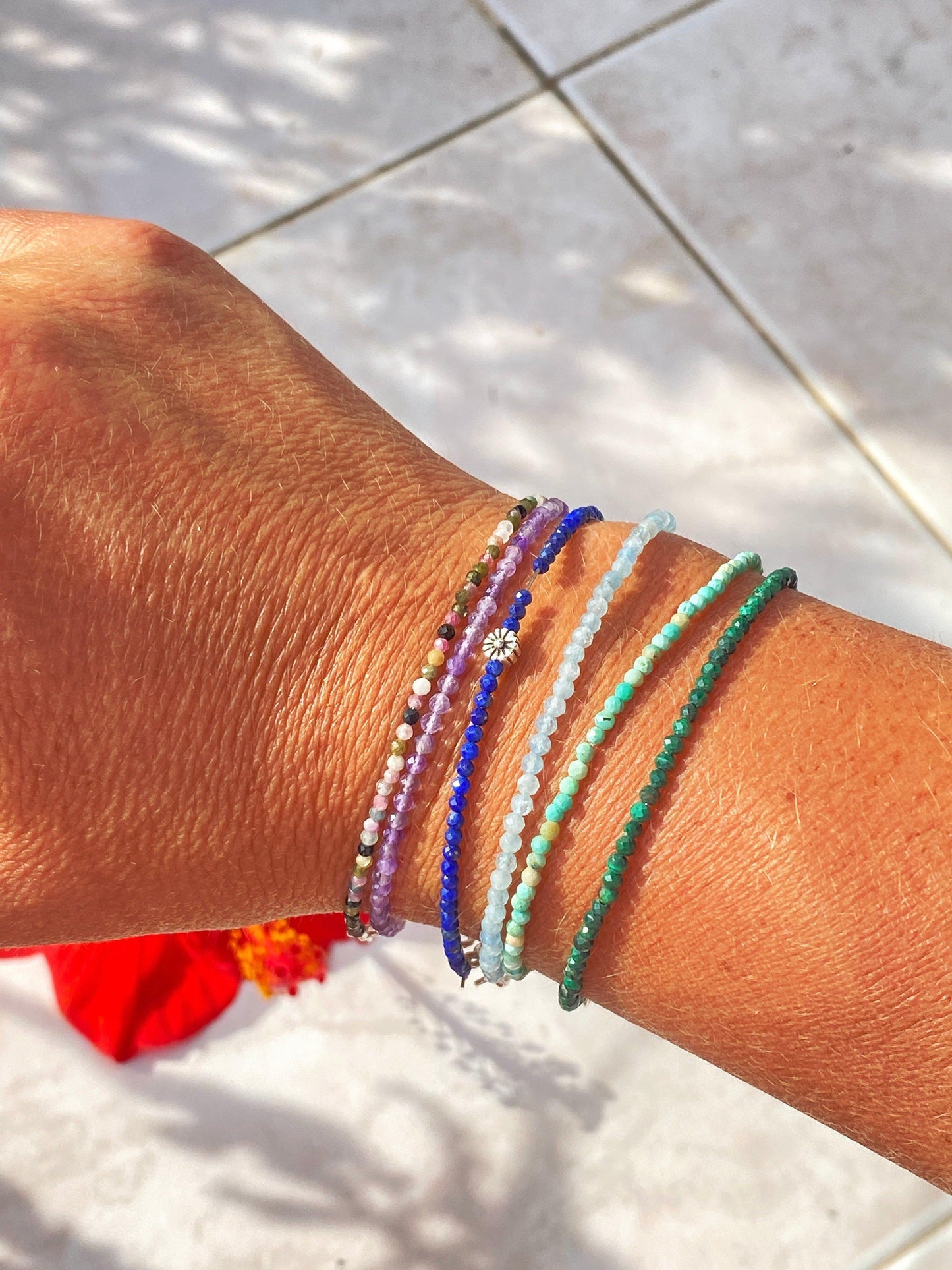 Gemstone Bracelets - Available in a variety of colours and styles - Kybalion Jewellery