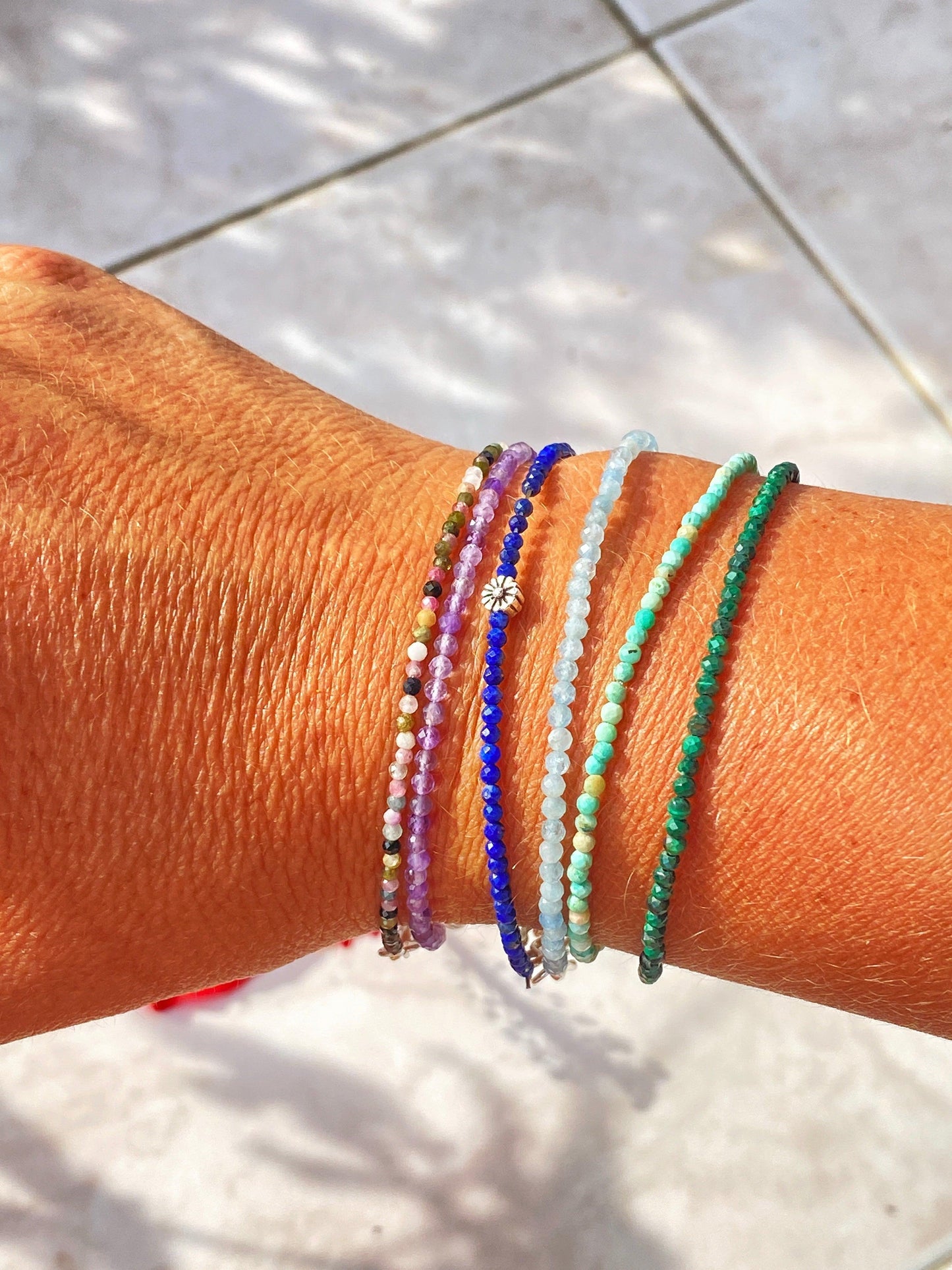 Gemstone Bracelets - Available in a variety of colours and styles - Kybalion Jewellery