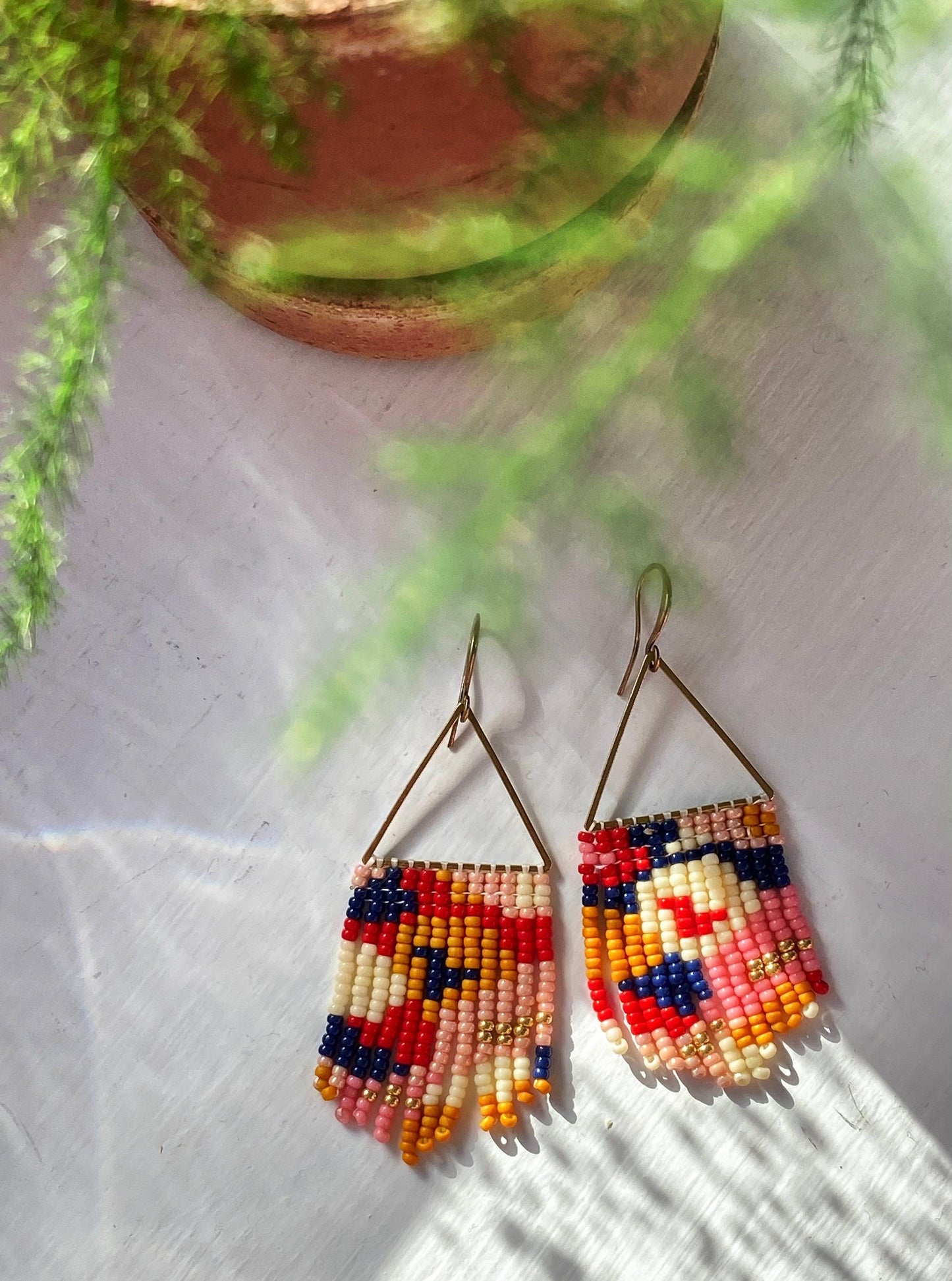 Handwoven Samhain Earrings - Kybalion Jewellery
