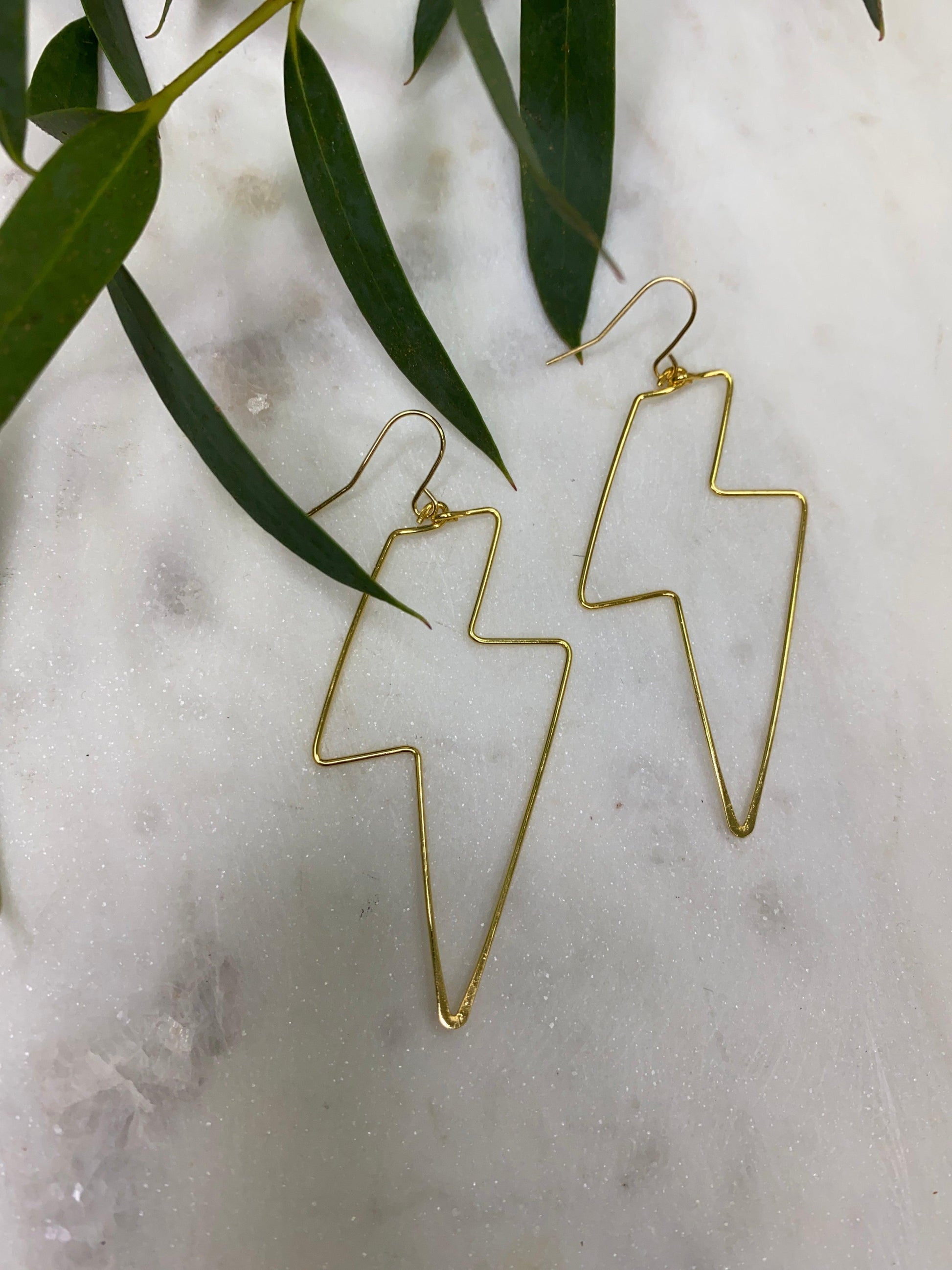 Lightning Bolt Dangle Earrings - Kybalion Jewellery